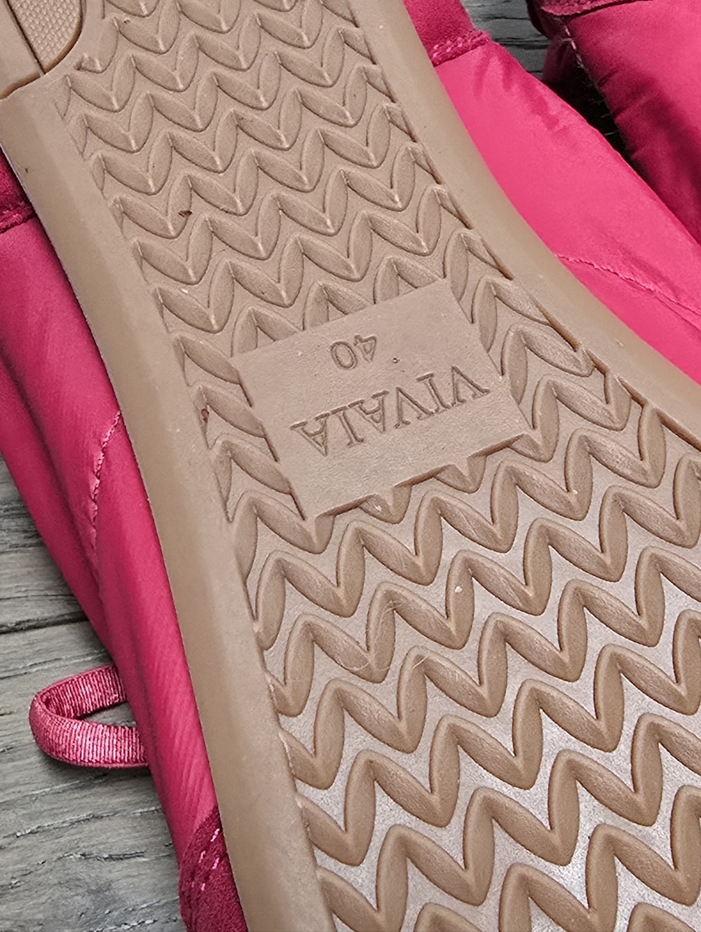 Vivaia Yancy Jogger Re-Nylon Sneakerina Sneaker in Brick Red - Picture 12 of 13